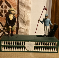 Vintage Metal Golf Bank 